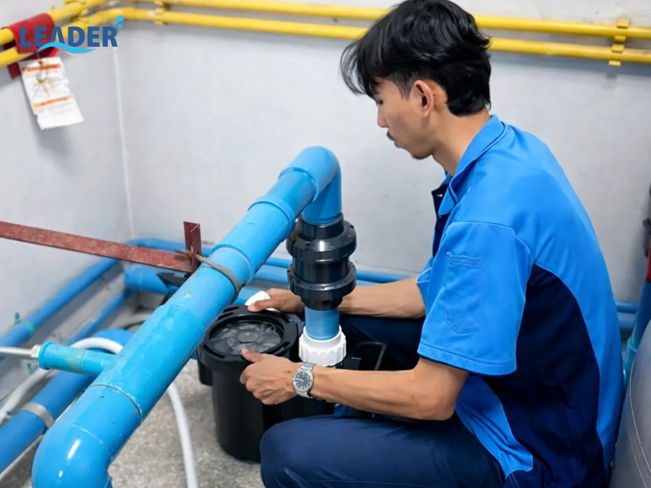 Leader Products เข้าบำรุงรักษาระบบ Hoist